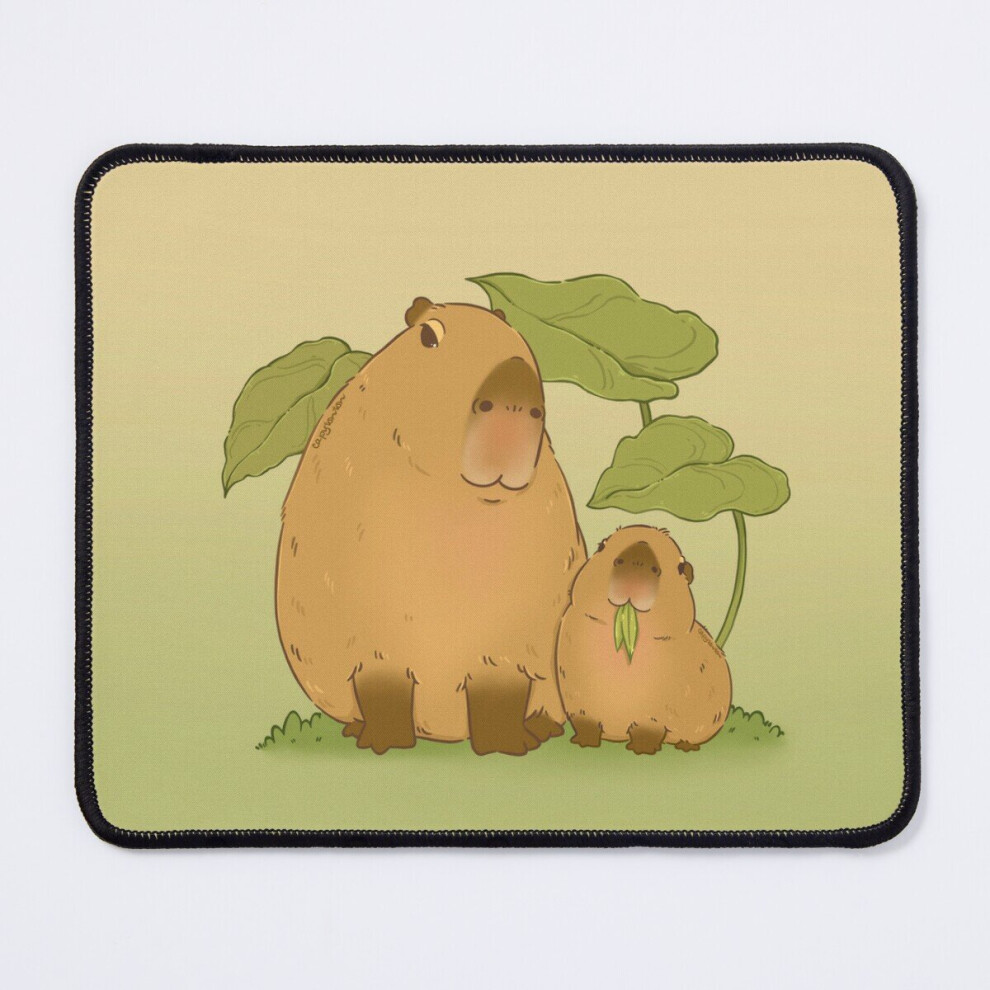 Mouse Pad Capybara Mom And Baby 11.8 X 9.8 Inch Computer Mat Gaming Office Mousepad 7802738165876