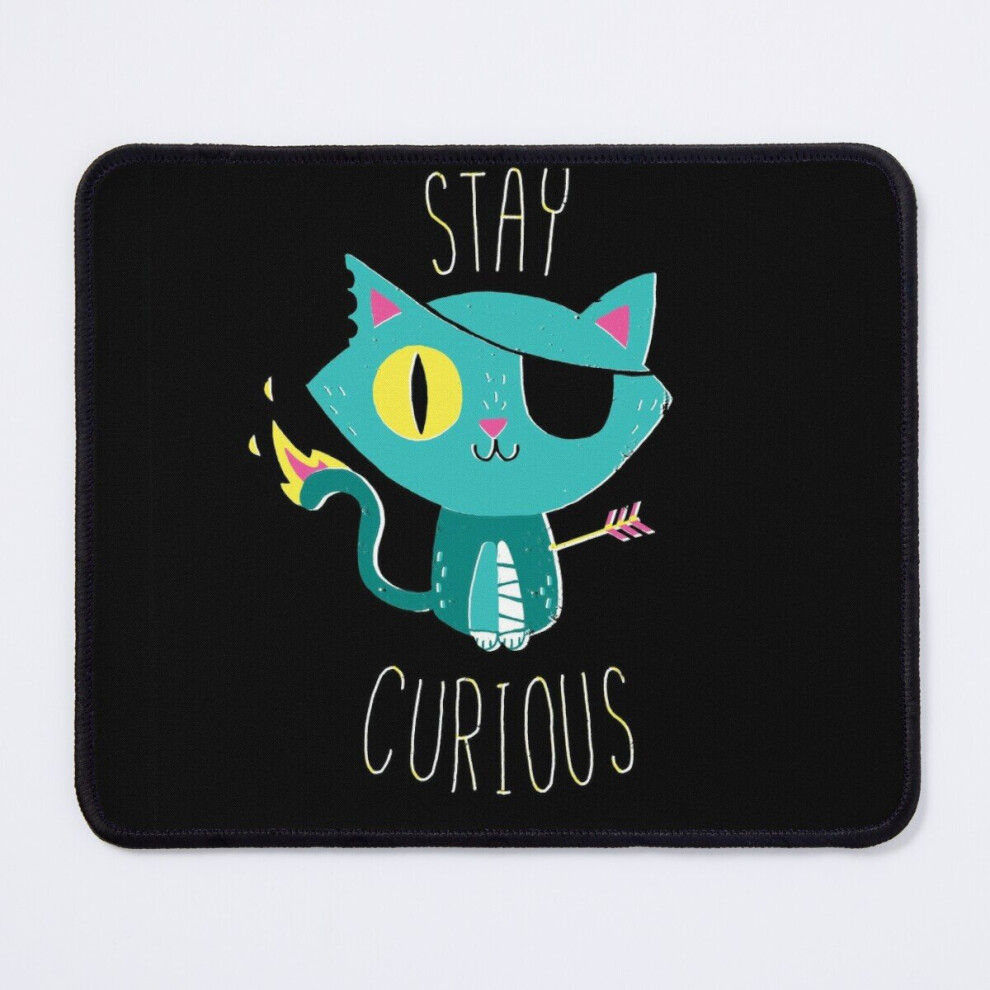 Mouse Pad Stay Curious 11.8 X 9.8 Inch Computer Mat Gaming Office Mousepad 7802738115079
