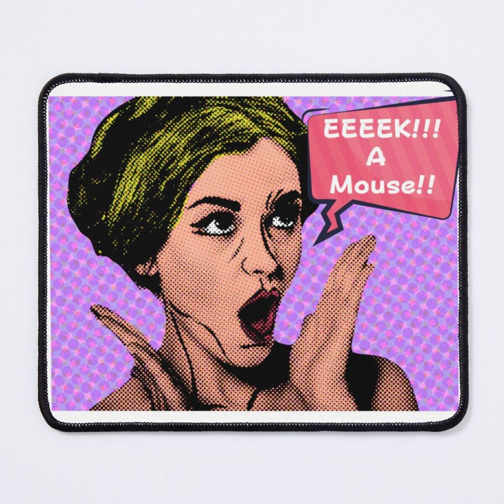 Mouse Pad Eeeek!!! A Mouse!! Mouse Pad 11.8 X 9.8 Inch Computer Mat Gaming Office Mousepad 7802738162615