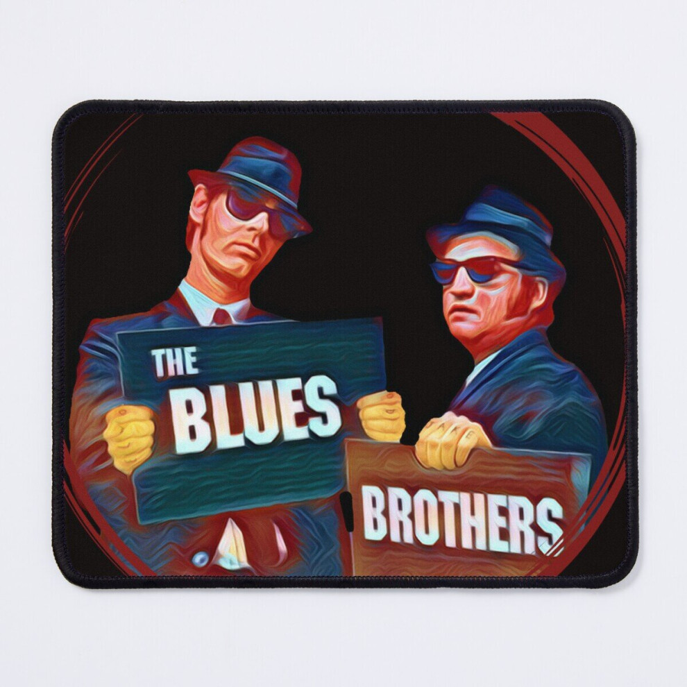 Mouse Pad Blues Brother Colorful Canvas 11.8 X 9.8 Inch Computer Mat Gaming Office Mousepad 7802738163353