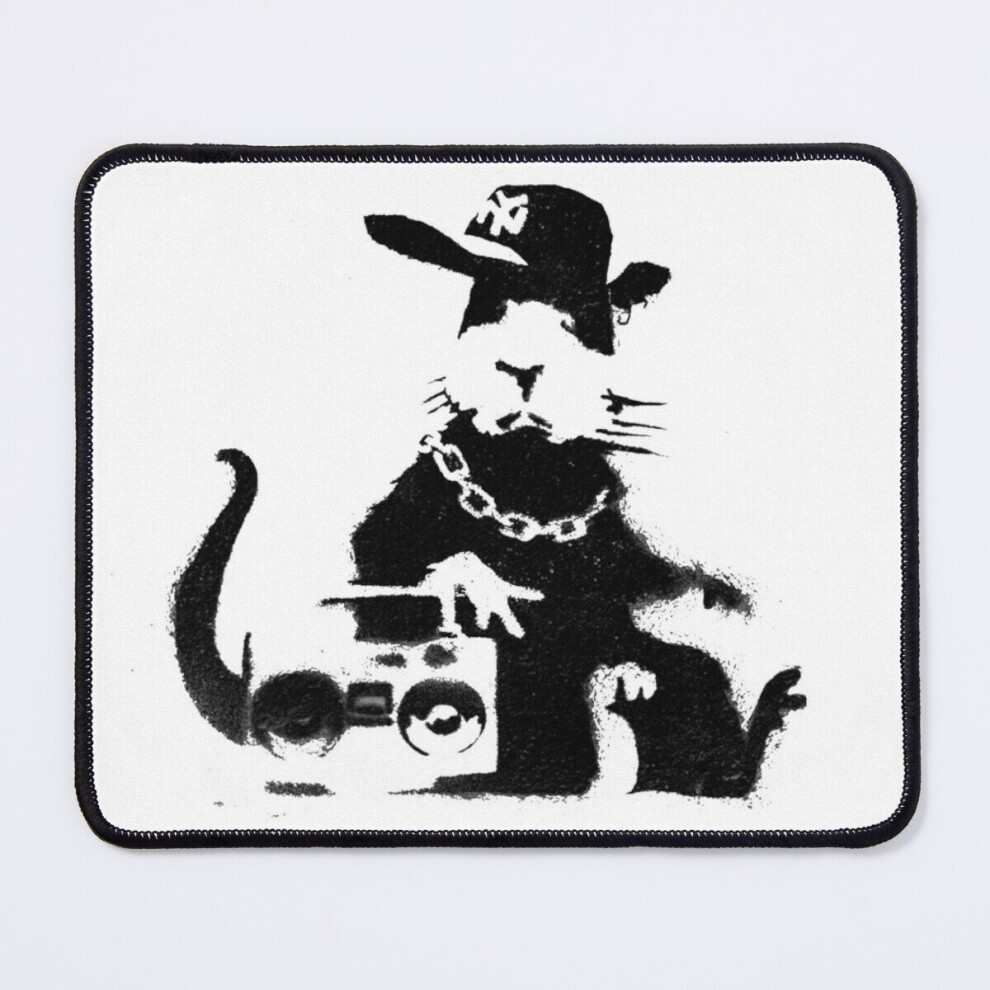 Mouse Pad Gangsta Rat, Banksy 11.8 X 9.8 Inch Computer Mat Gaming Office Mousepad 7802738141023