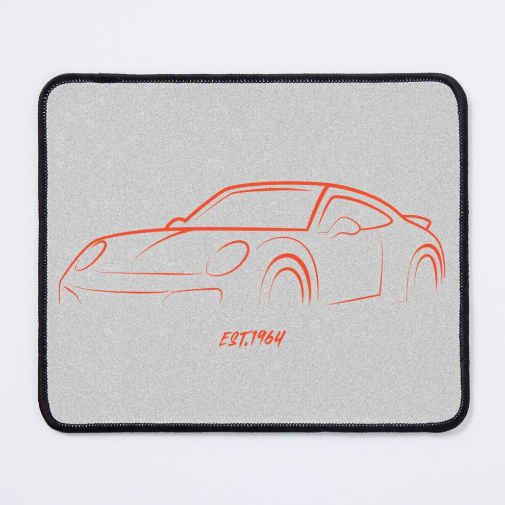 Mouse Pad Porsche 911 Silhouette 11.8 X 9.8 Inch Computer Mat Gaming Office Mousepad 7802738162622