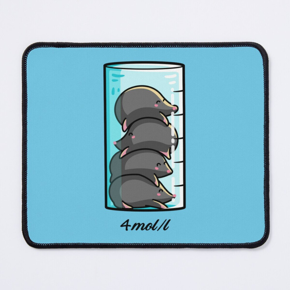 Mouse Pad 4 Moles Per Litre Chemistry Science Joke 11.8 X 9.8 Inch Computer Mat Gaming Office Mousepad 7802738122671