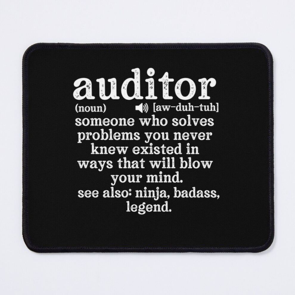 Mouse Pad Auditor Definition ~ Someone Who Solves Problems You Never Knew Existed In Ways 11.8 X 9.8 Inch Computer Mat Gaming Office Mousepad 7802738206777