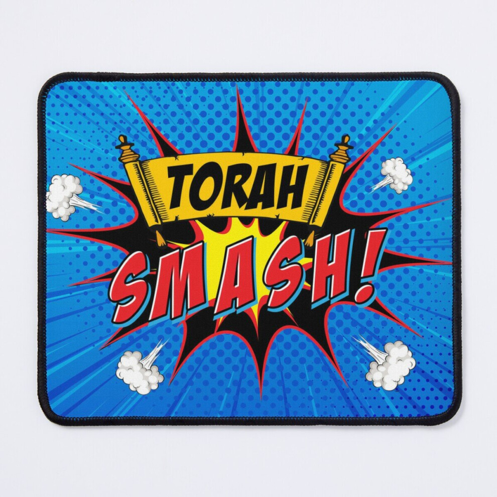 Mouse Pad Torah Smash! The Logo For Nerdy Jews 11.8 X 9.8 Inch Computer Mat Gaming Office Mousepad 7802738204896