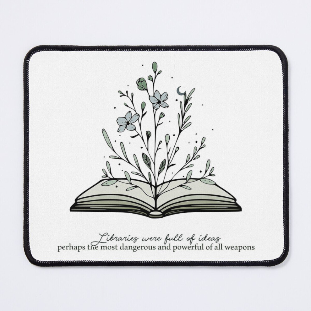 Mouse Pad Throne Of Glass Library Quote 11.8 X 9.8 Inch Computer Mat Gaming Office Mousepad 7802738163858