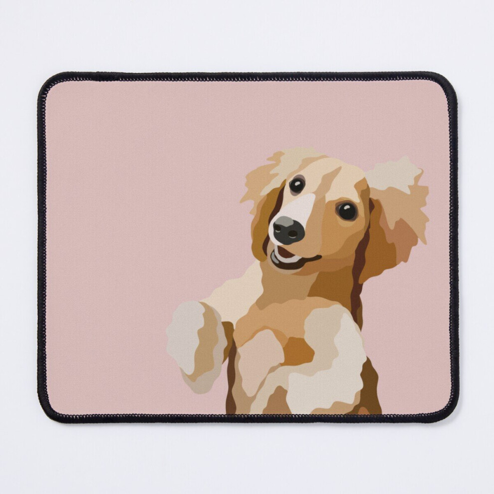 Mouse Pad Lying Down Dachshund Dog Portrait Digital Illustration 11.8 X 9.8 Inch Computer Mat Gaming Office Mousepad 7802738145007