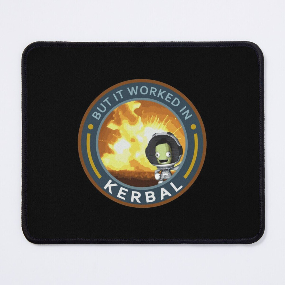 Mouse Pad Kerbal: But It Worked Kerbal 11.8 X 9.8 Inch Computer Mat Gaming Office Mousepad 7802738132694