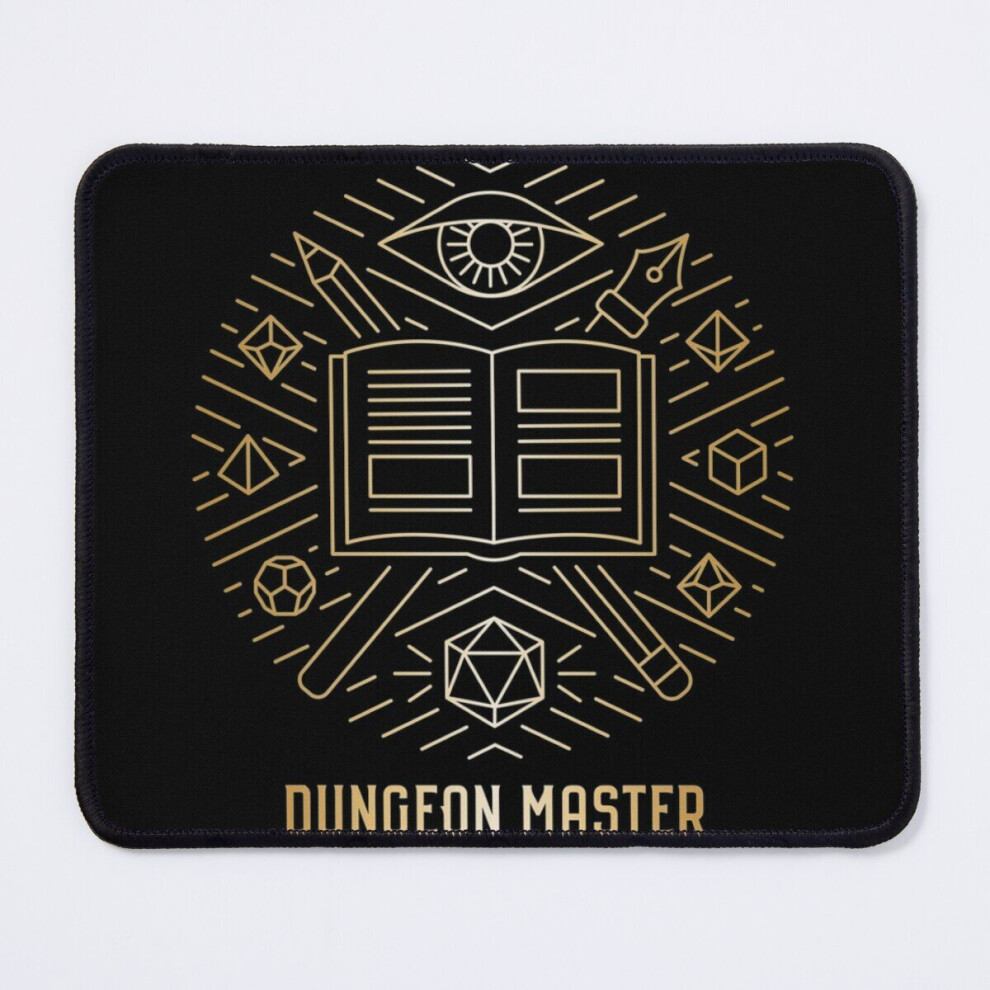 Mouse Pad Dungeon Master - 11.8 X 9.8 Inch Computer Mat Gaming Office Mousepad Gold 7802738117684
