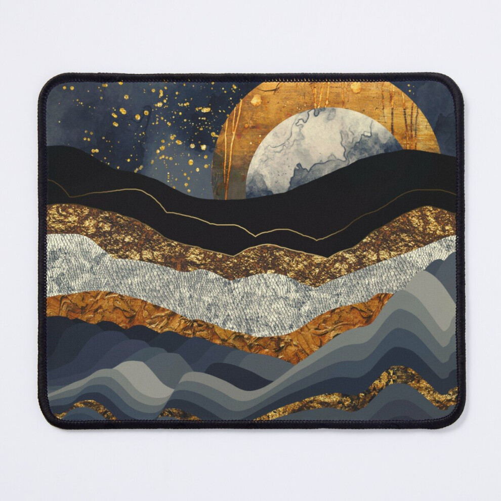 Mouse Pad Metallic Mountains 11.8 X 9.8 Inch Computer Mat Gaming Office Mousepad 7802738193763