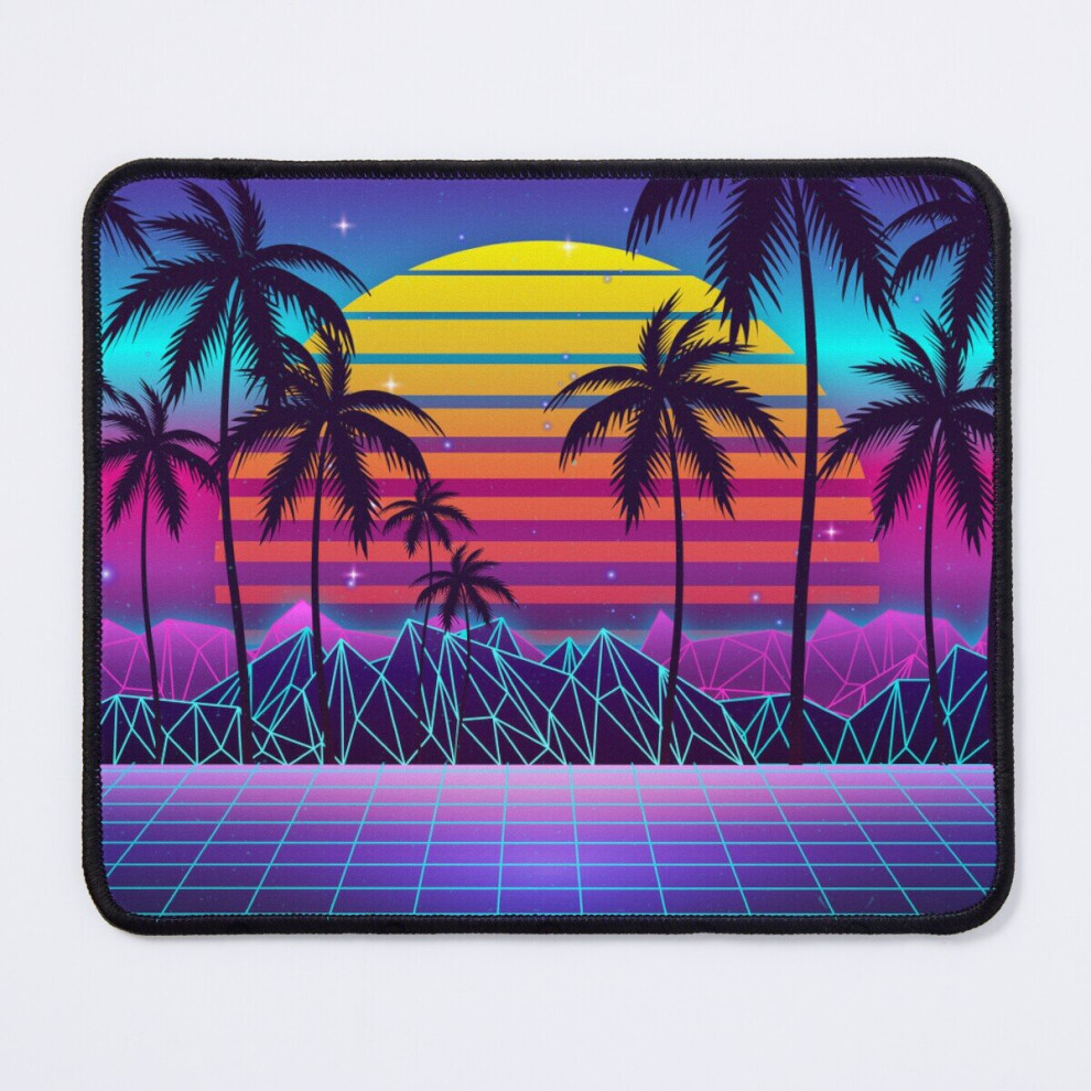 Mouse Pad Radiant Sunset Synthwave 11.8 X 9.8 Inch Computer Mat Gaming Office Mousepad 7802738110661