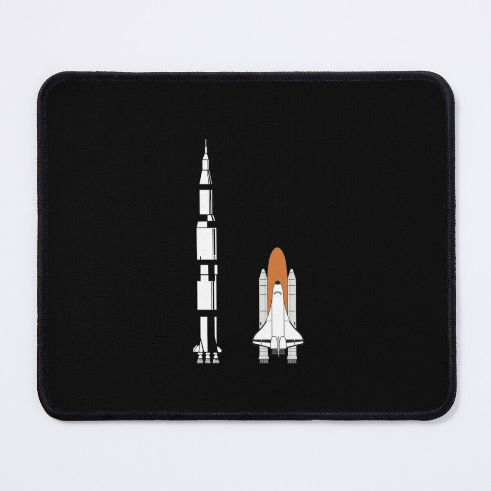 Mouse Pad Nasa Saturn V And Space Shuttle 11.8 X 9.8 Inch Computer Mat Gaming Office Mousepad 7802738130171