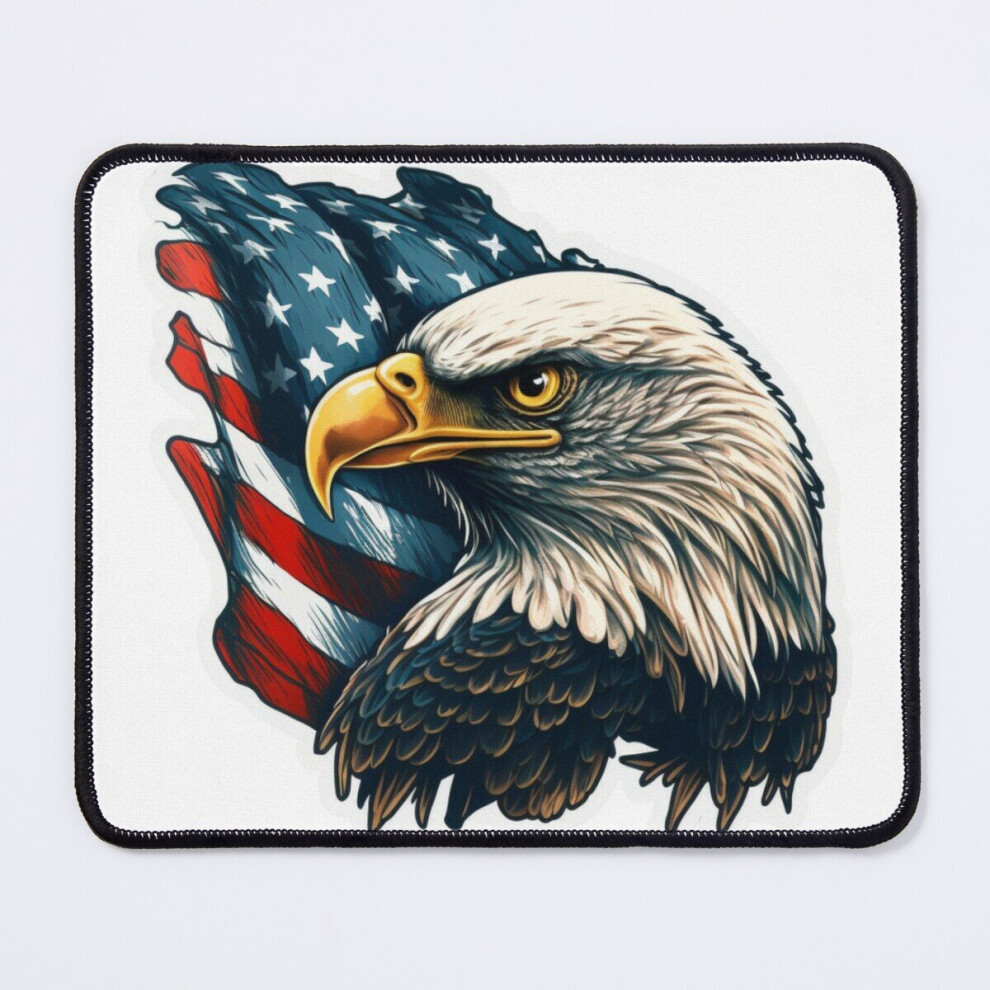 Mouse Pad Bald Eagle United States 11.8 X 9.8 Inch Computer Mat Gaming Office Mousepad 7802738192704