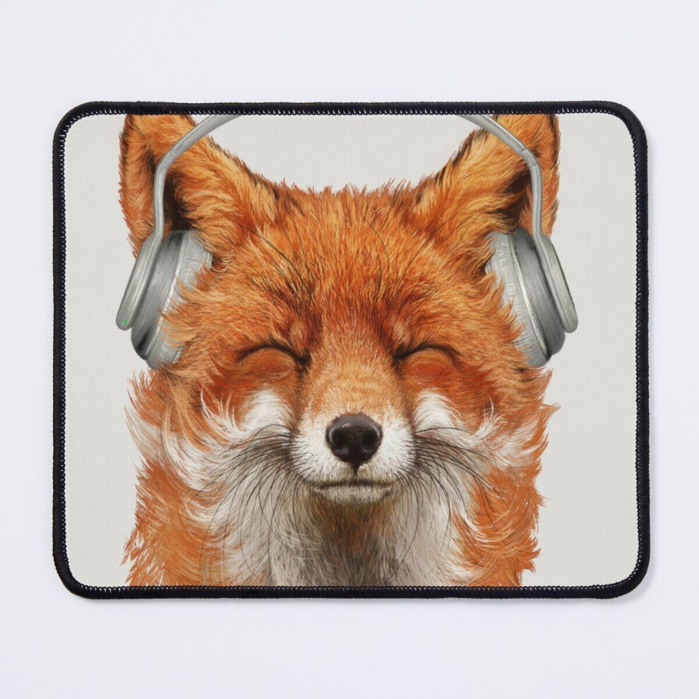 Mouse Pad Smiling Musical Fox 11.8 X 9.8 Inch Computer Mat Gaming Office Mousepad 7802738132748