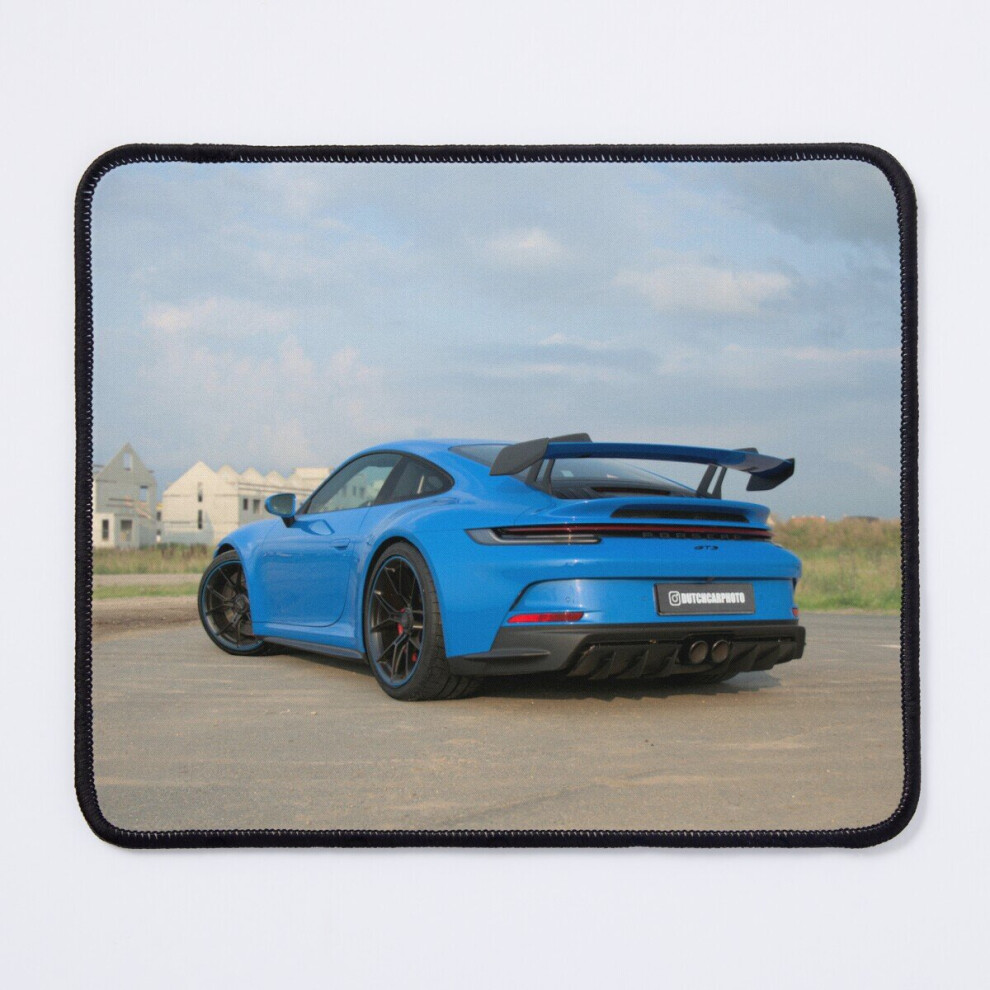 Mouse Pad Shark Porsche 911 (992) Gt3 11.8 X 9.8 Inch Computer Mat Gaming Office Mousepad Blue 7802738196535