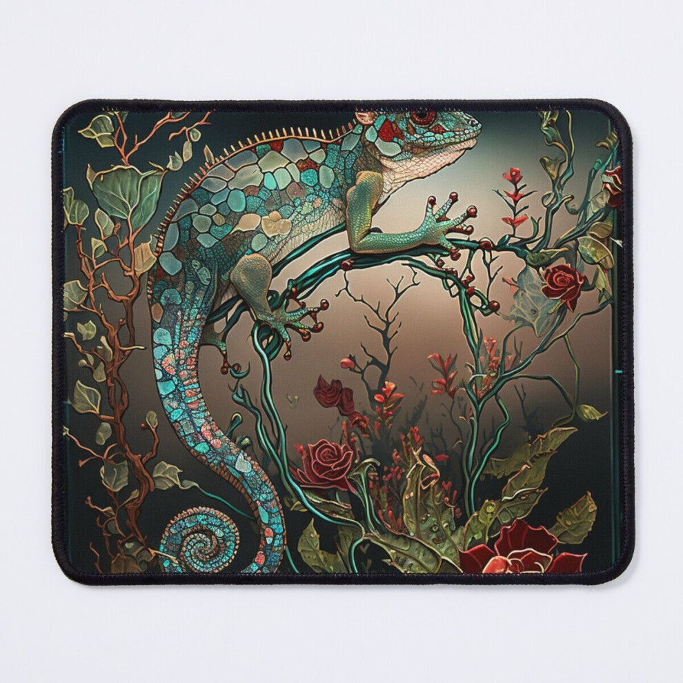 Mouse Pad Framed Chameleon 11.8 X 9.8 Inch Computer Mat Gaming Office Mousepad 7802738190380
