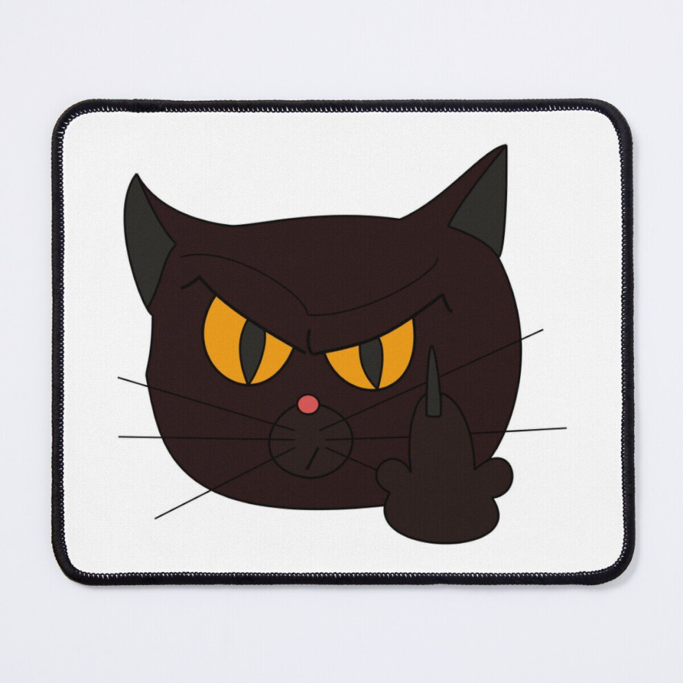 Mouse Pad Fu**Ing Cat 11.8 X 9.8 Inch Computer Mat Gaming Office Mousepad Black 7802738143256
