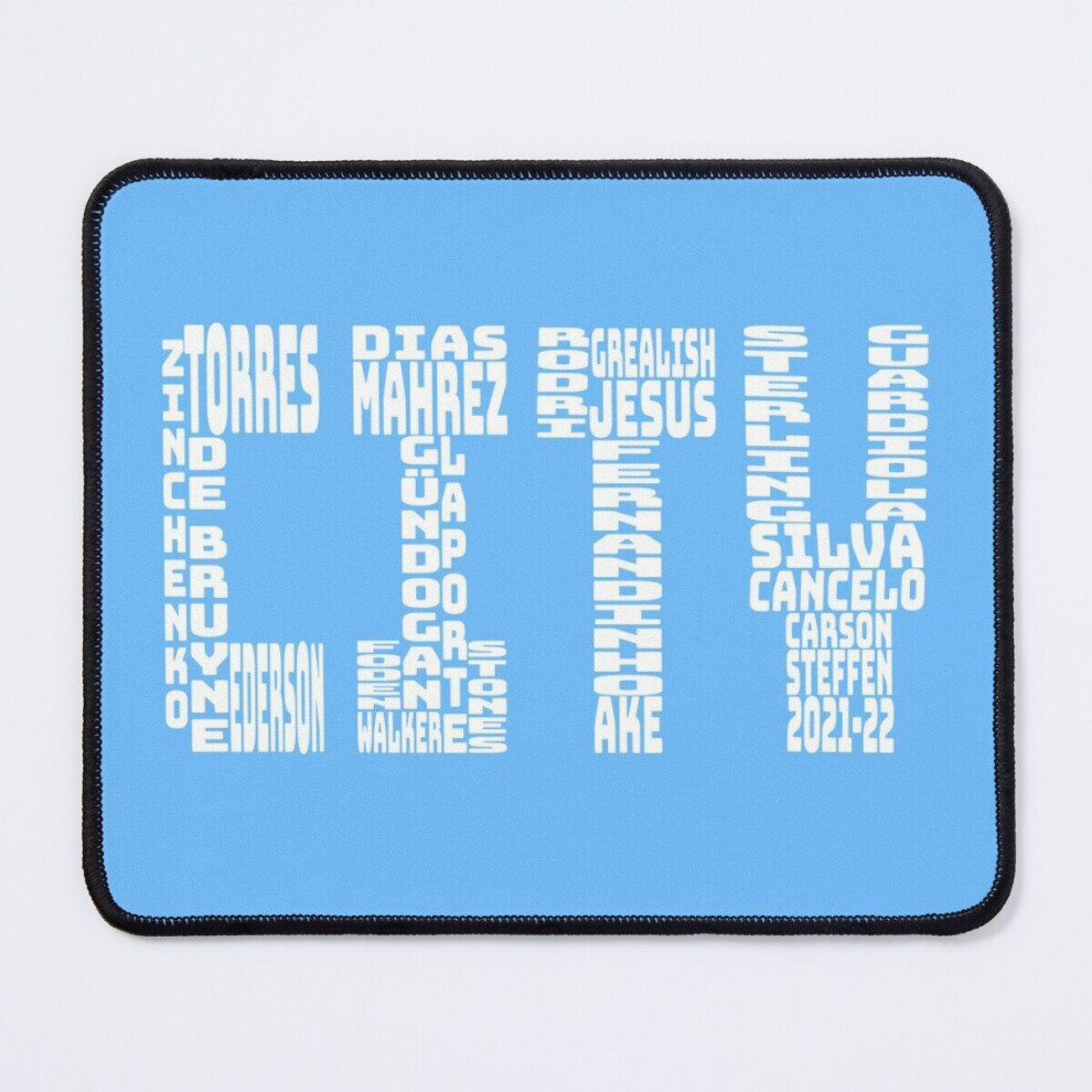 Photos - Other for Computer Mouse Pad Manchester City  - 2022 11.8 x 9.8 inch Computer Mat Gaming Office Mousepad 2021