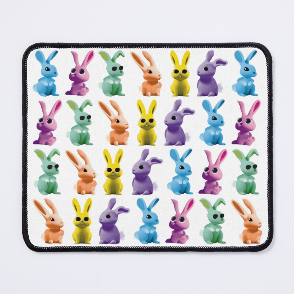 Mouse Pad Pack-O-Bunnies 11.8 X 9.8 Inch Computer Mat Gaming Office Mousepad 7802738160192