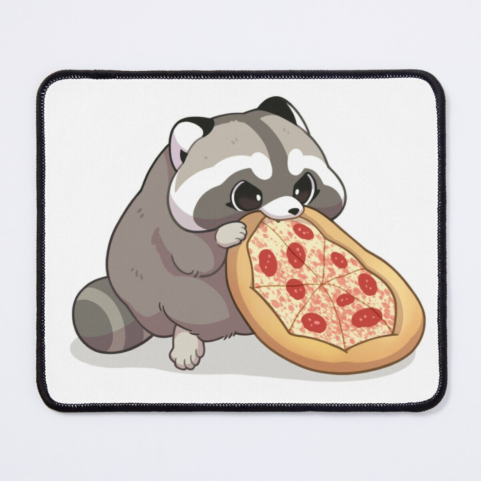 Mouse Pad Pizza Raccoon 11.8 X 9.8 Inch Computer Mat Gaming Office Mousepad 7802738120226