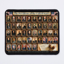 Mouse Pad Presidents of the United States of America in Full Color  11.8 x 9.8 inch Computer Mat Gaming Office Mousepad