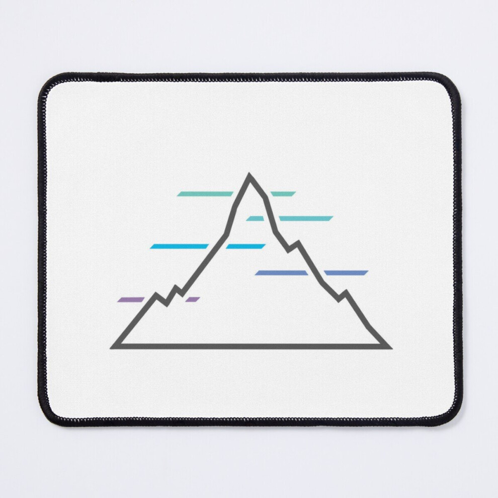Mouse Pad Minimalist Celeste Mountain 11.8 X 9.8 Inch Computer Mat Gaming Office Mousepad 7802738127799