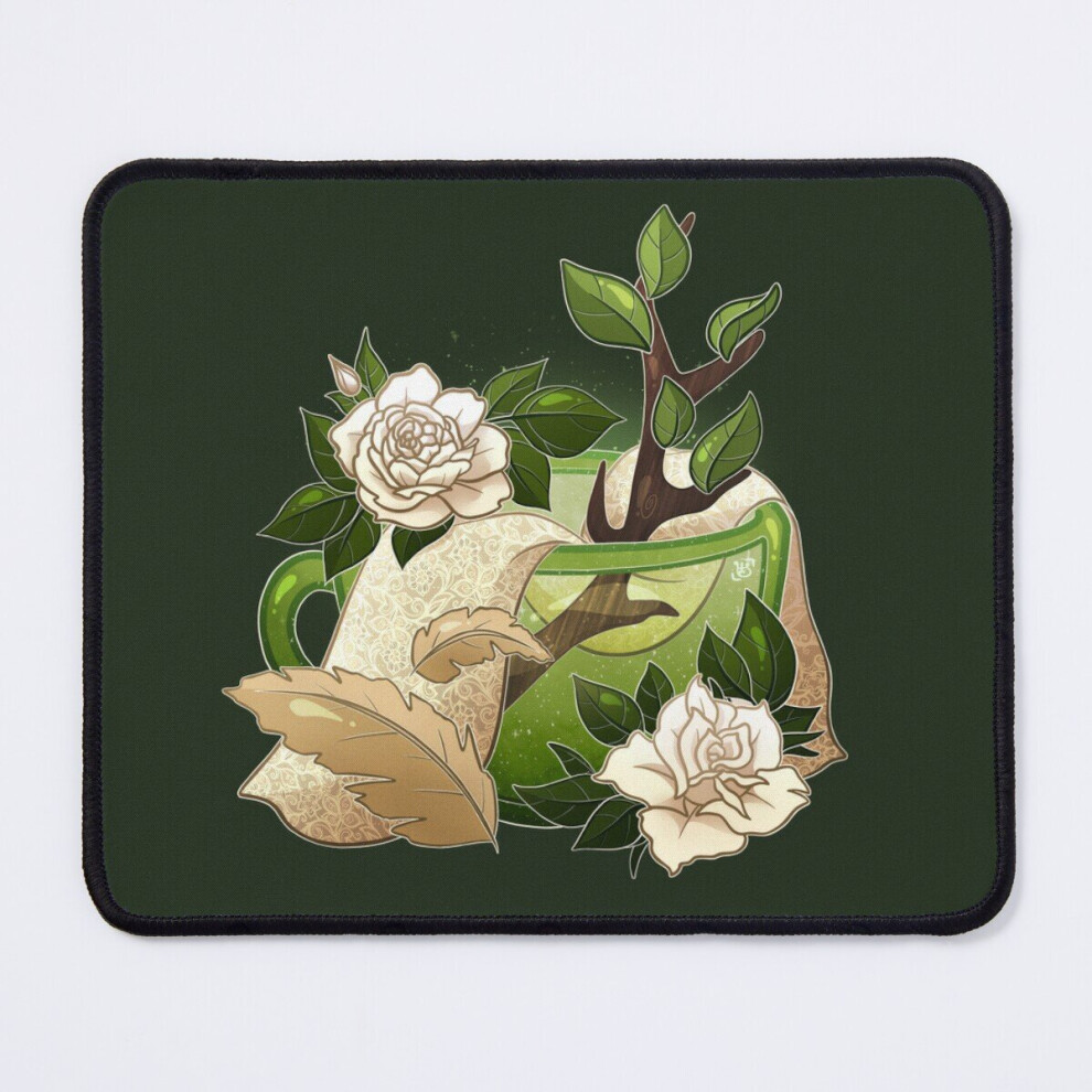 Mouse Pad Peaceful Forest Teacup - Cottagecore Aesthetic 11.8 X 9.8 Inch Computer Mat Gaming Office Mousepad 7802738170504