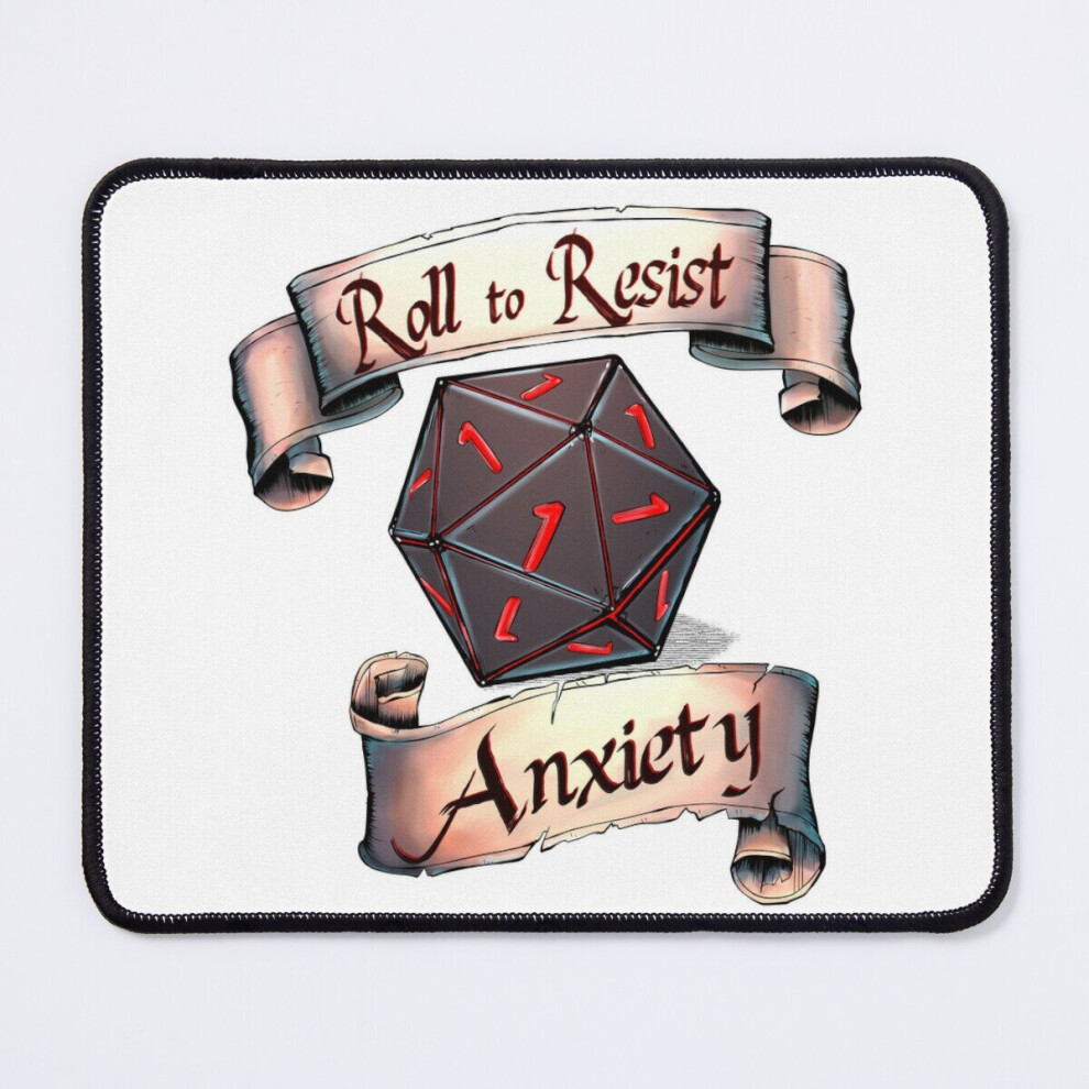 Mouse Pad Roll To Resist Anxiety 11.8 X 9.8 Inch Computer Mat Gaming Office Mousepad 7802738157246