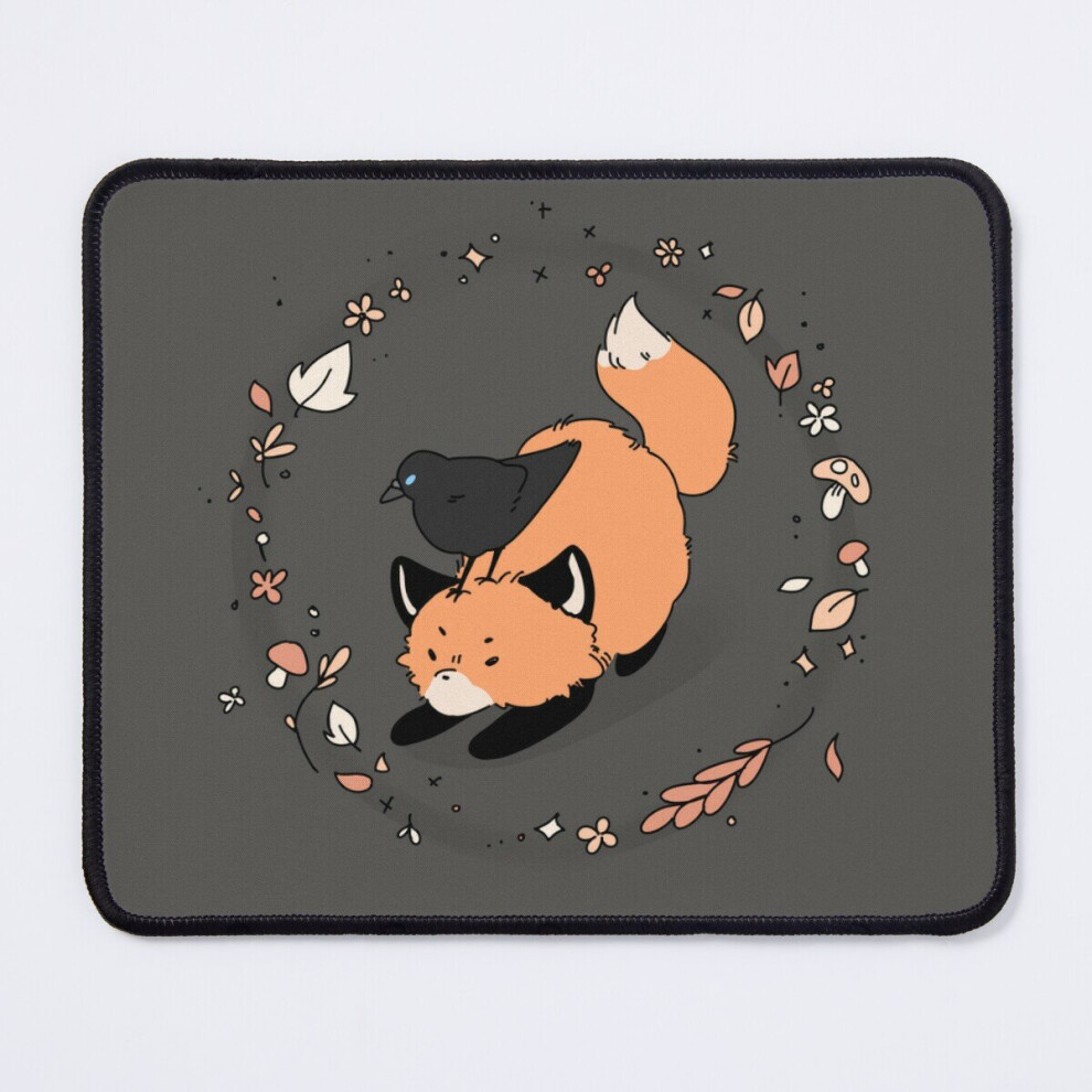 Mouse Pad Fox And Crow Cute 11.8 X 9.8 Inch Computer Mat Gaming Office Mousepad 7802738140330