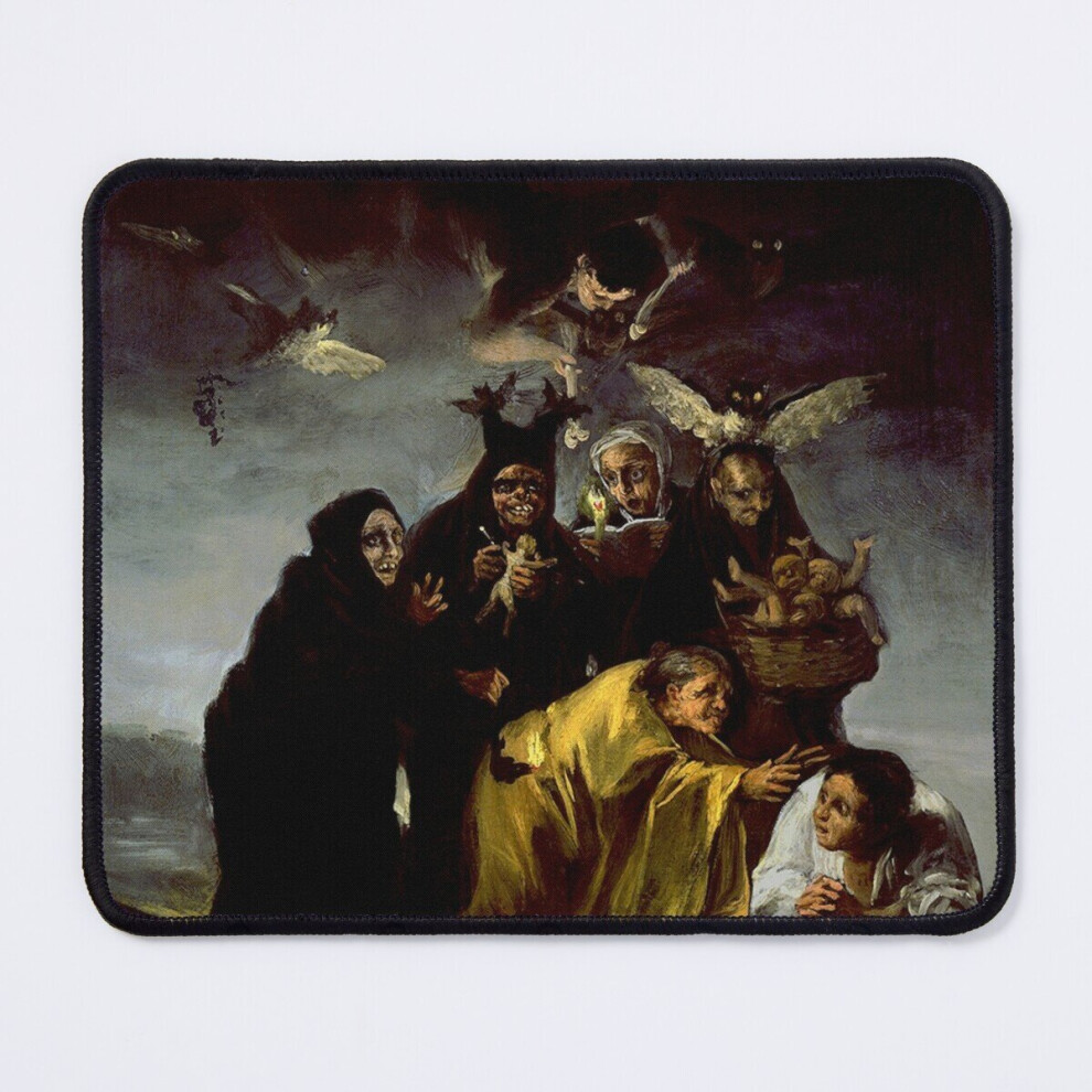 Mouse Pad The Witches Spell - Francisco Goya 11.8 X 9.8 Inch Computer Mat Gaming Office Mousepad 7802738205862
