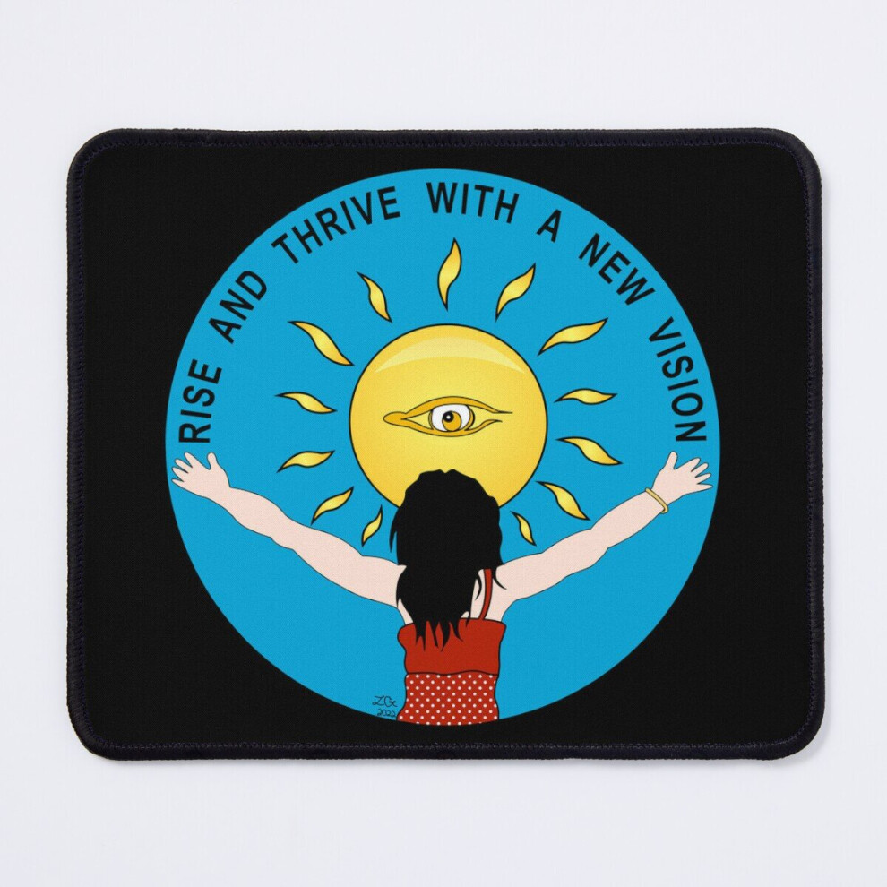 Mouse Pad Rise And Thrive With A New Vision 11.8 X 9.8 Inch Computer Mat Gaming Office Mousepad 7802738144895