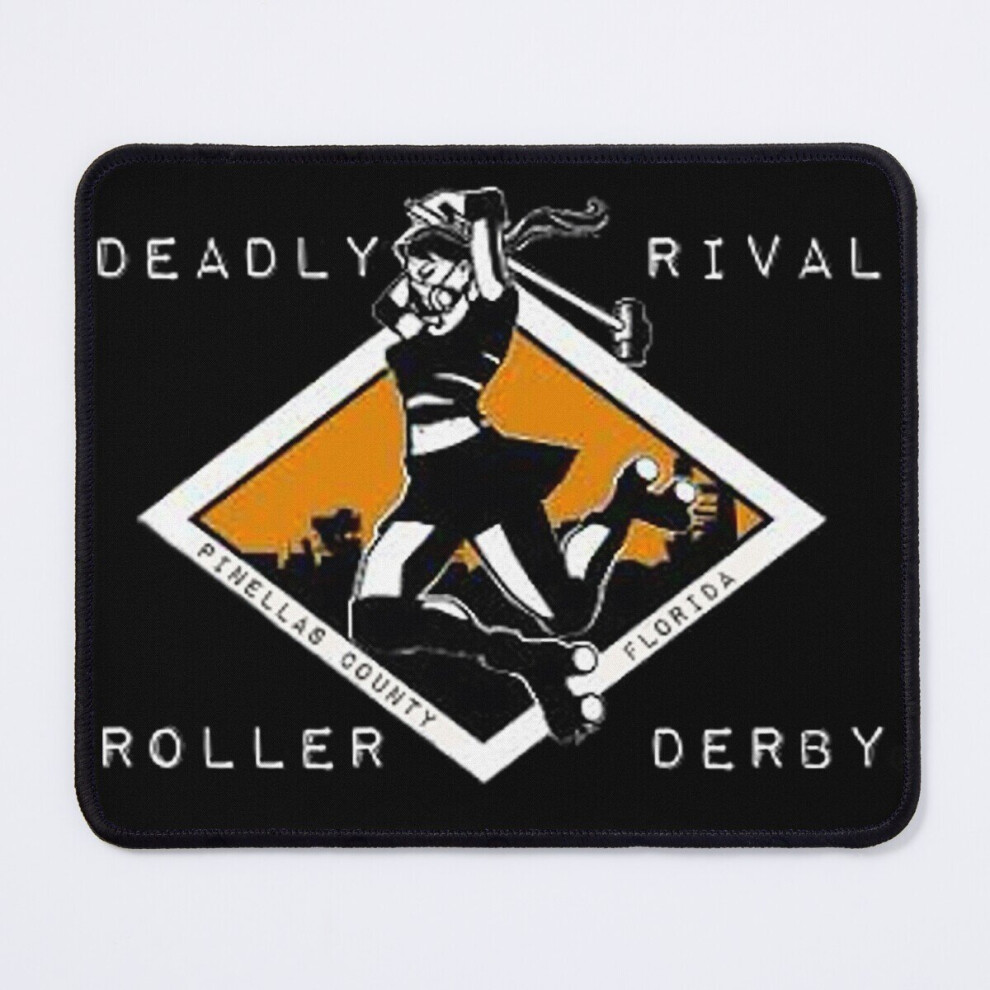 Mouse Pad Deadly Rival Roller Derby Logo 11.8 X 9.8 Inch Computer Mat Gaming Office Mousepad 7802738191974
