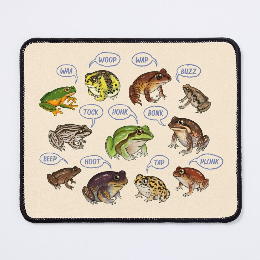 Mouse Pad Frog Love Songs 11.8 X 9.8 Inch Computer Mat Gaming Office Mousepad 7802738139266