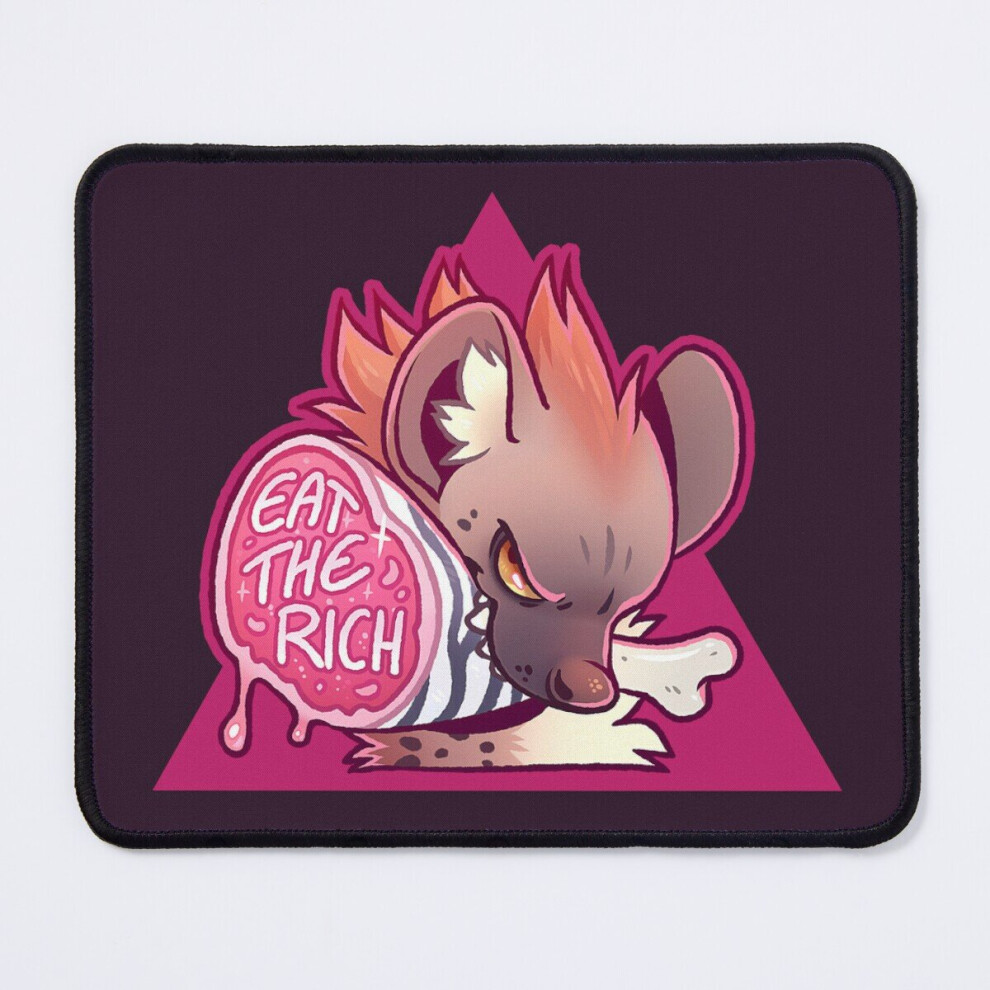 Mouse Pad Hyena - Eat The Rich 11.8 X 9.8 Inch Computer Mat Gaming Office Mousepad 7802738173963