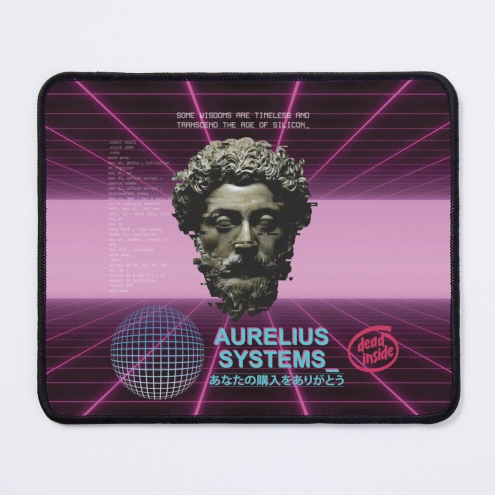 Mouse Pad Aurelius Systems Vaporwave Retro 11.8 X 9.8 Inch Computer Mat Gaming Office Mousepad 7802738203264