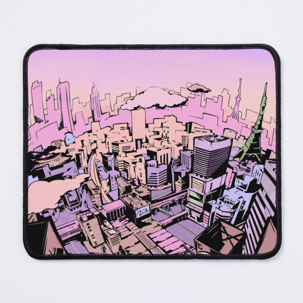 Mouse Pad Persona 5 Pastel Sunset Tokyo Loading Screen 11.8 X 9.8 Inch Computer Mat Gaming Office Mousepad 7802738174052