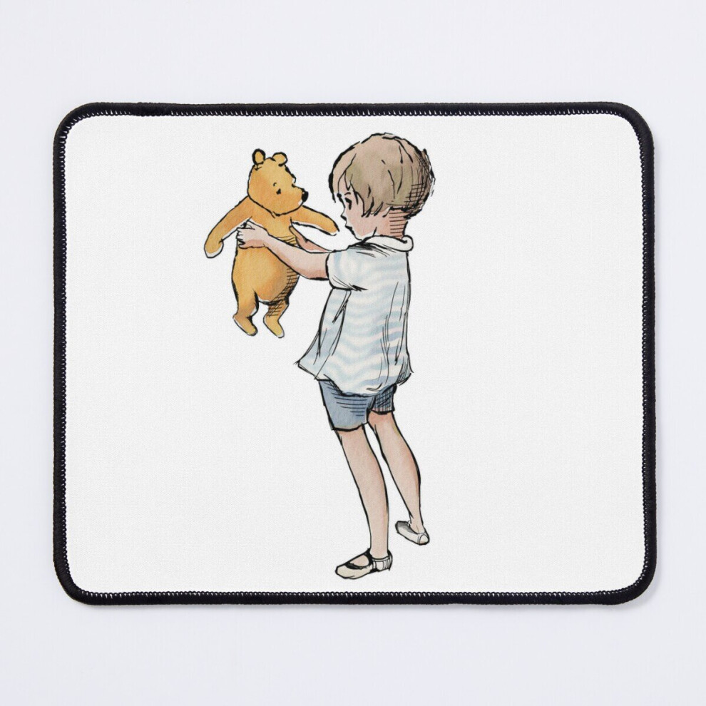 Mouse Pad Classic Winnie The Pooh - Christopher Robin And Pooh 11.8 X 9.8 Inch Computer Mat Gaming Office Mousepad 7802738184198
