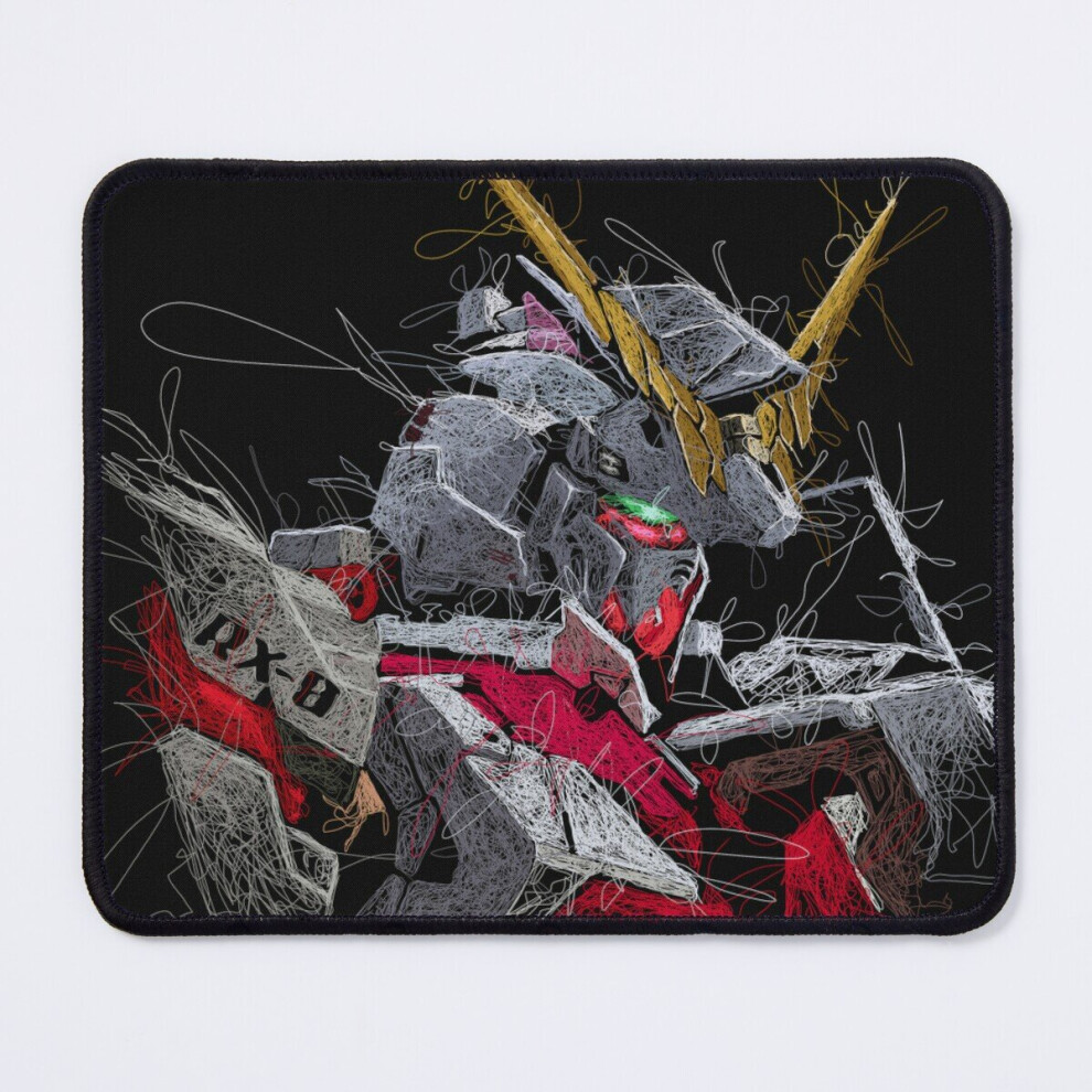 Mouse Pad Unicorn Gundam Rx-0 Scribble Artwork 11.8 X 9.8 Inch Computer Mat Gaming Office Mousepad 7802738176865