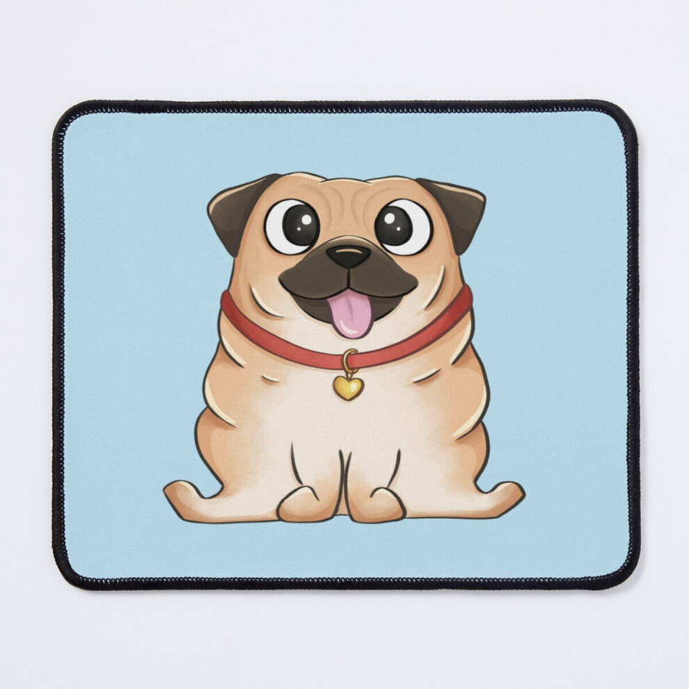 Mouse Pad Cute Pug 11.8 X 9.8 Inch Computer Mat Gaming Office Mousepad 7802738172928