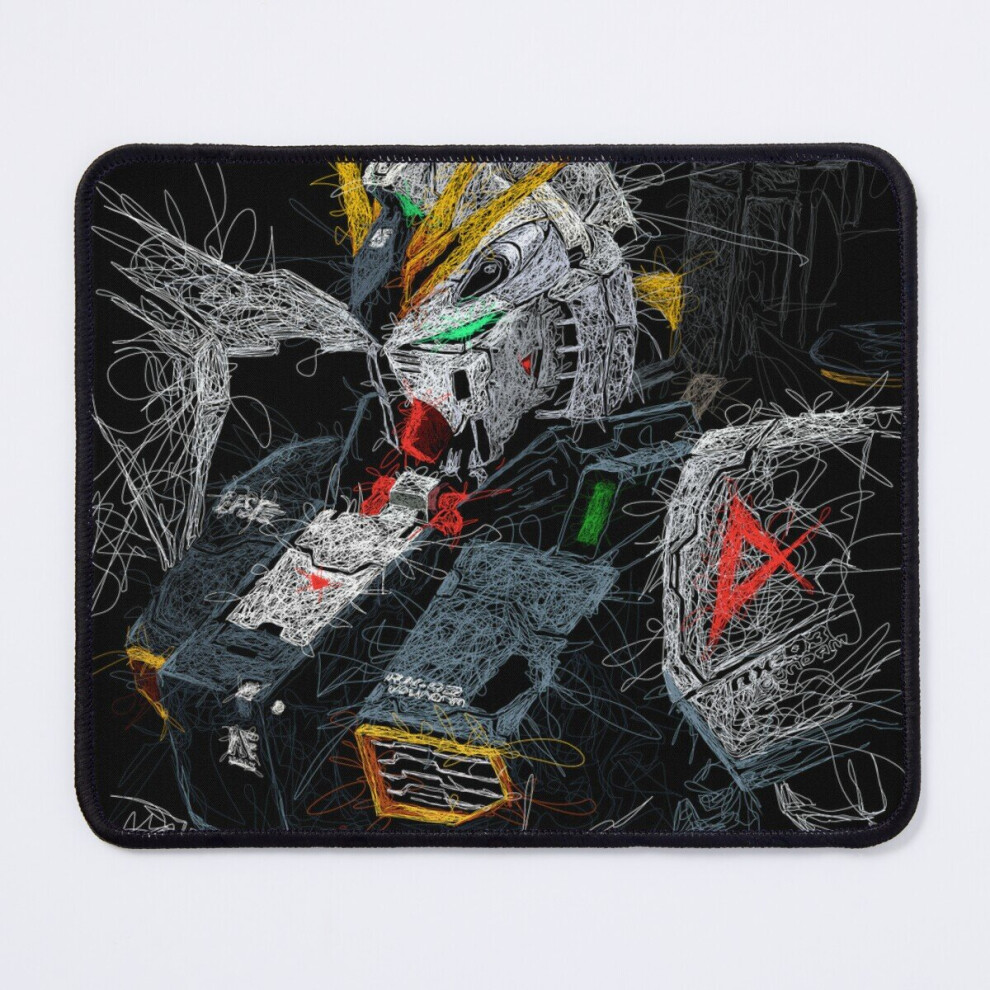 Mouse Pad Rx 93 Nu Gundam Scribble Artwork 11.8 X 9.8 Inch Computer Mat Gaming Office Mousepad 7802738177572