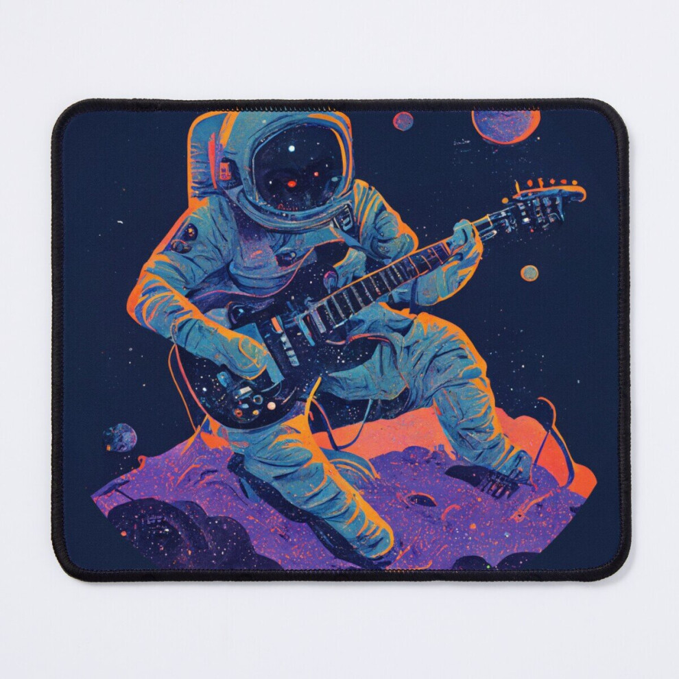 Mouse Pad Astronaut With Guitar Retro 11.8 X 9.8 Inch Computer Mat Gaming Office Mousepad 7802738207866