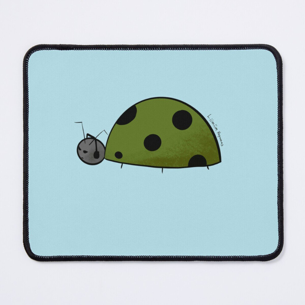 Mouse Pad Jammin' Ladybug - Edition 11.8 X 9.8 Inch Computer Mat Gaming Office Mousepad Green 7802738189841