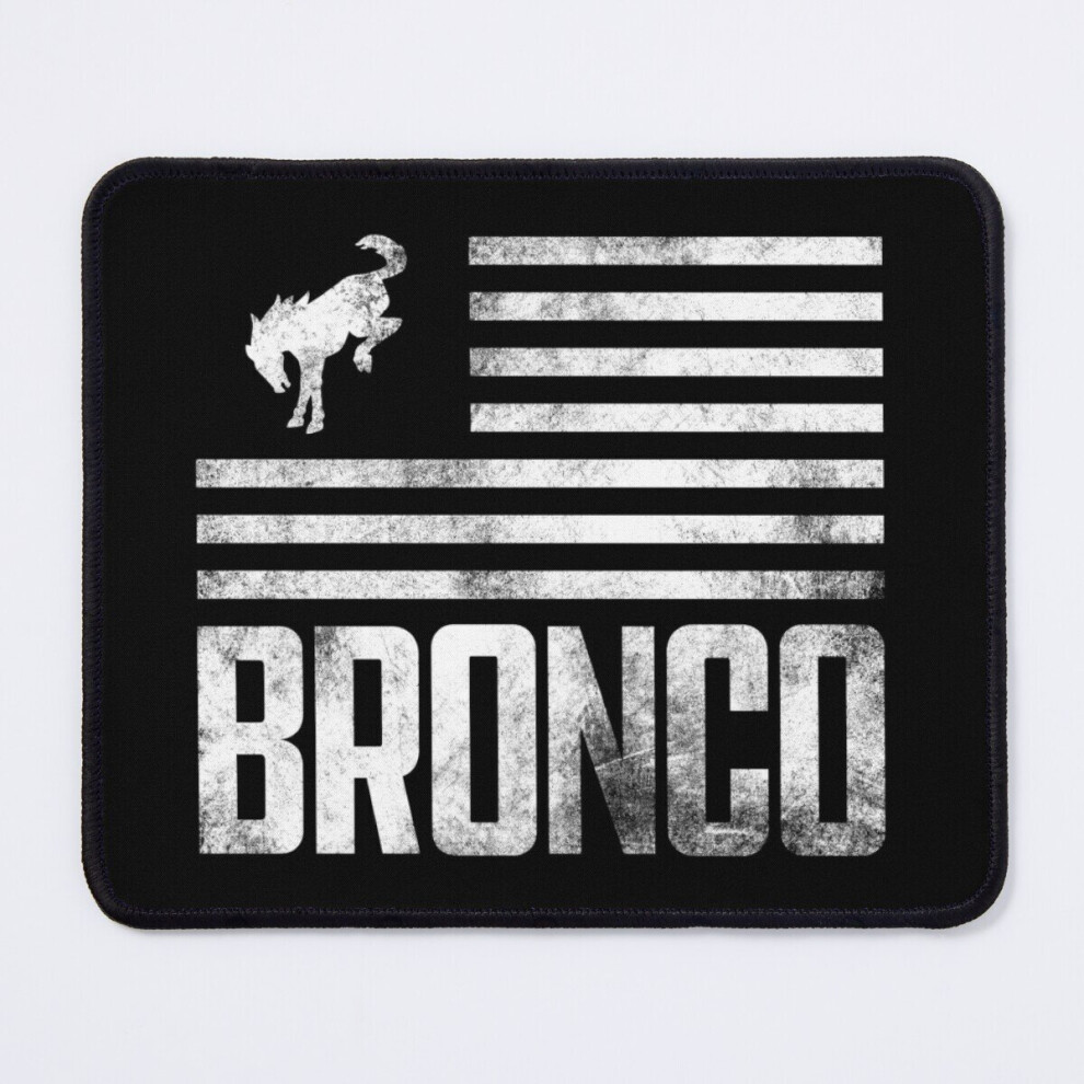 Mouse Pad Bronco Flag 11.8 X 9.8 Inch Computer Mat Gaming Office Mousepad 7802738141436