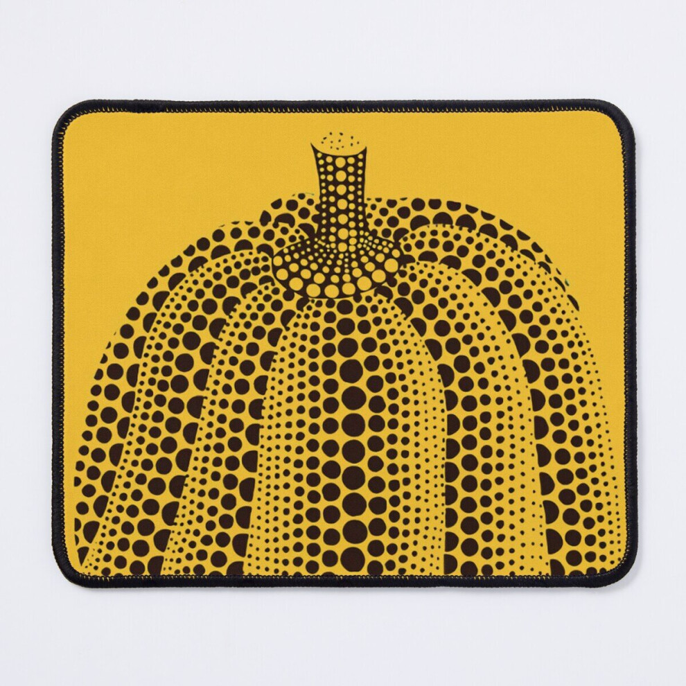 Mouse Pad Yayoi Kusama - Big Pumpkin 11.8 X 9.8 Inch Computer Mat Gaming Office Mousepad Yellow 7802738162929