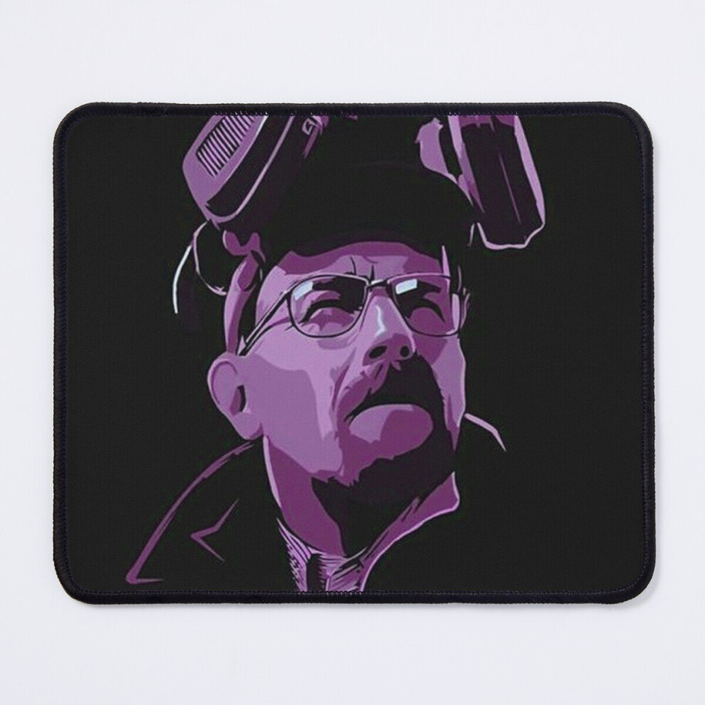 Mouse Pad Breaking Bad Heisenberg With A Gas Walter Merch 11.8 X 9.8 Inch Computer Mat Gaming Office Mousepad White 7802738168785