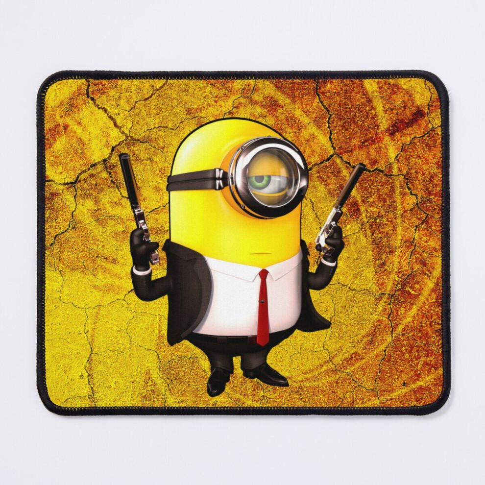 Mouse Pad Minion Agent Cool Guy Minion 11.8 X 9.8 Inch Computer Mat Gaming Office Mousepad 7802738115369