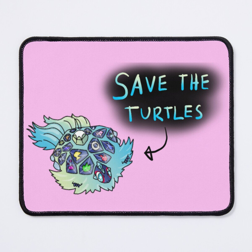Mouse Pad Save The Terapagos! (Turtles) Disk Dlc Meme 11.8 X 9.8 Inch Computer Mat Gaming Office Mousepad Indigo 7802738190236