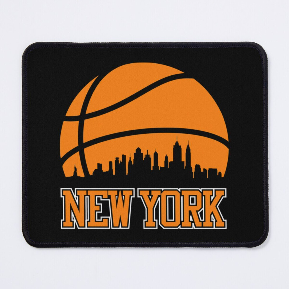 Mouse Pad Retro Knicks Basketball New York City Skyline 11.8 X 9.8 Inch Computer Mat Gaming Office Mousepad 7802738187045