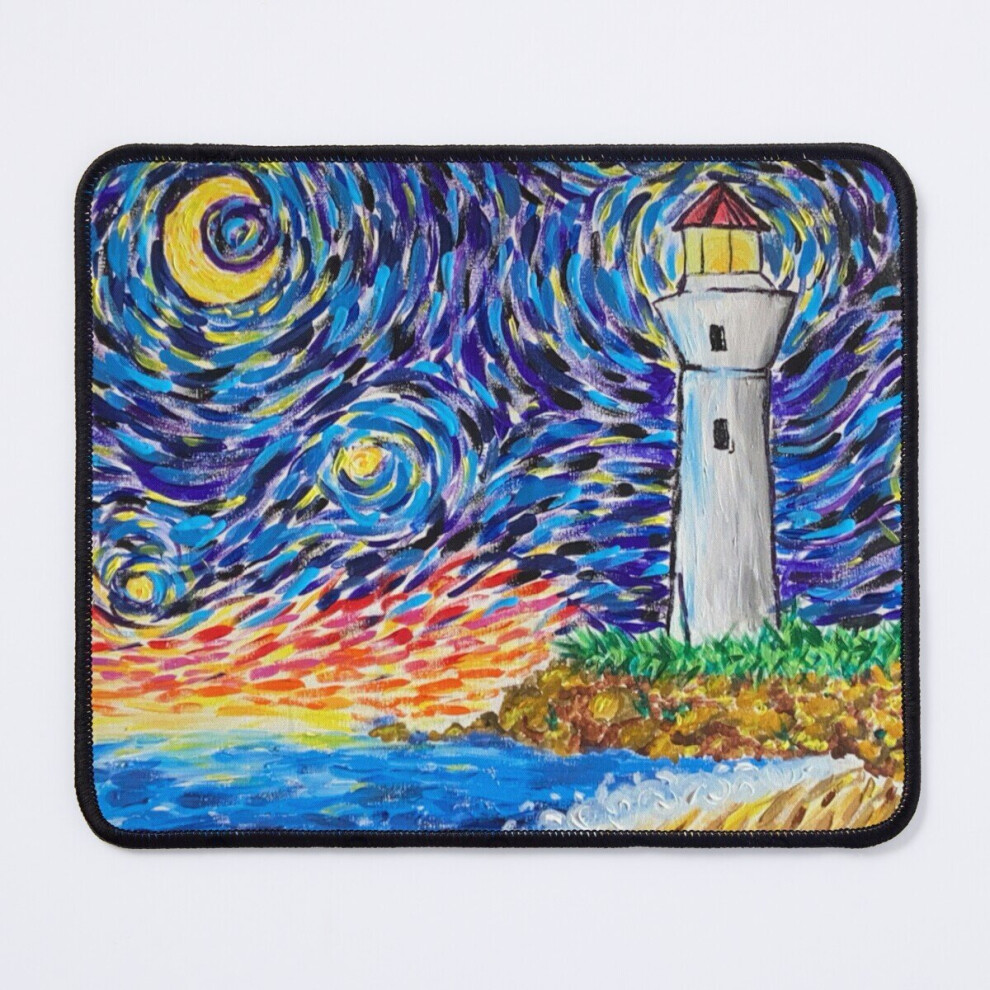 Mouse Pad The Starry Lighthouse 11.8 X 9.8 Inch Computer Mat Gaming Office Mousepad 7802738197204