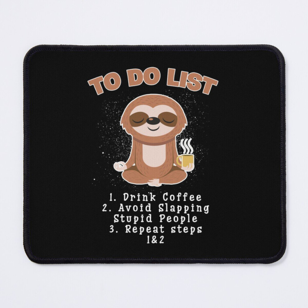 Mouse Pad To Do List Of Sloth 11.8 X 9.8 Inch Computer Mat Gaming Office Mousepad 7802738130379